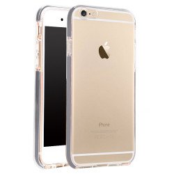 iPhone SE (2020) / 8 / 7 LED Flash Clear Hybrid Case (Smoke)